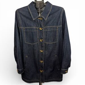 Cabi Navy Size XL Denim Jean Jacket
